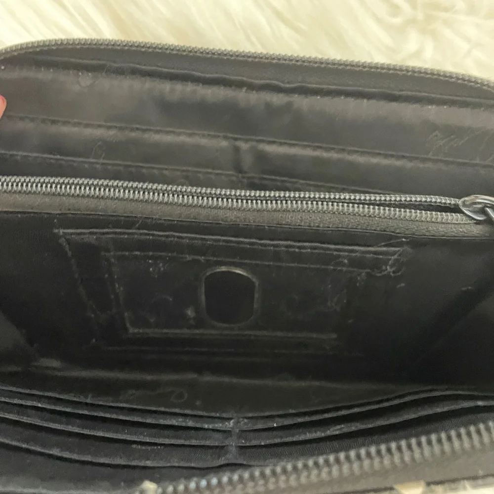 Vera Bradley Wallet Black White